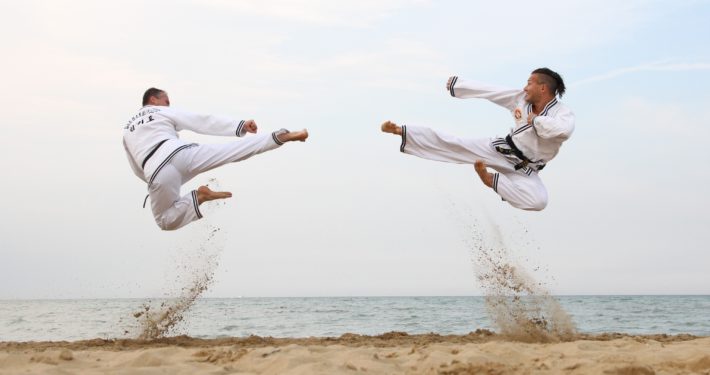 Hapkido-Blog. Hapkido Fußtritte. Lignano, 2015. Hapkido, koreanische Kampfkust zur Selbstverteidigung.