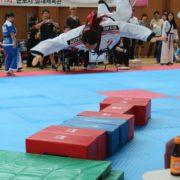 Hapkido - Fallschule (Nakbob). Internationale Meisterschaften in Korea, 2016. Hapkido ist eine koreanische Kampfkunst zur Selbstverteidigung.